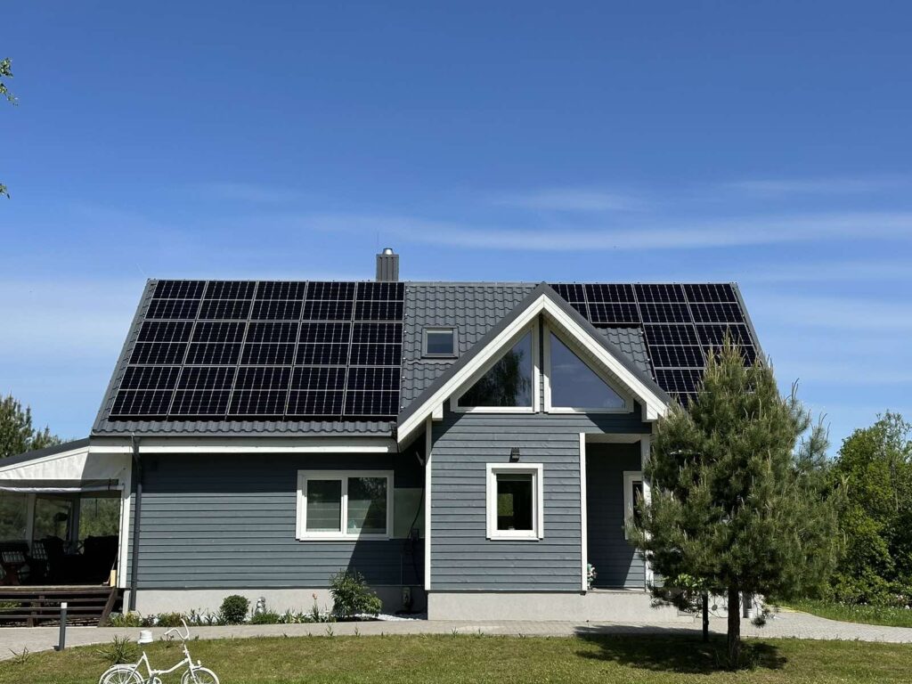10 kW saulės elektrinė