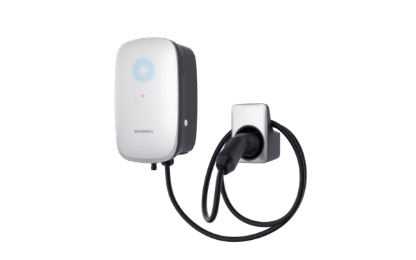 SUNGROW EV Charger | AC22E-01 S V112 (įkrovimo stotelė) | 22 kW | 7 m | Balta/Juoda