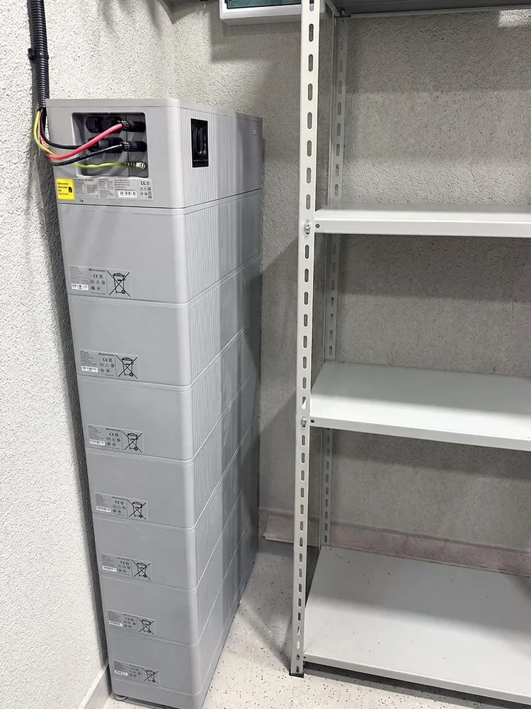 elektros energijos kaupiklis namų techninėje patalpoje